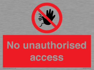 No unauthorised access
